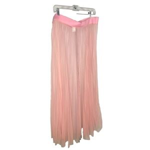 Women Fairy Mesh Sheer Skirt See Through Tutu Tulle Elastic Waist Maxi Skirt 3XL